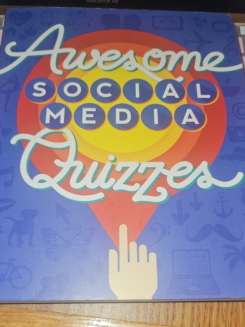 Awesome Social Media Quizzes Colorful Book (1st Page Used Only)